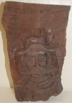 carved face