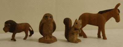 carved animals