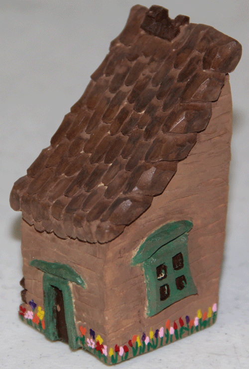 carved house