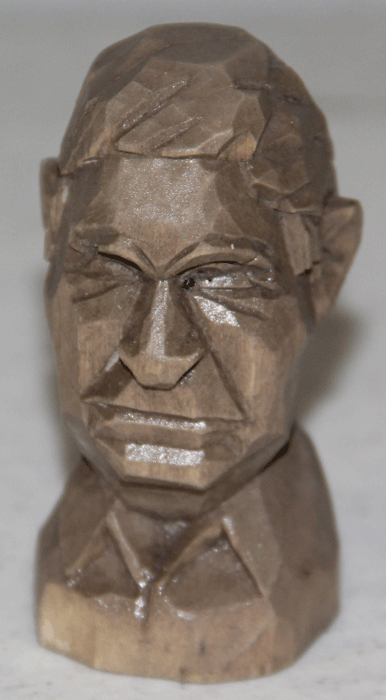 carved bust